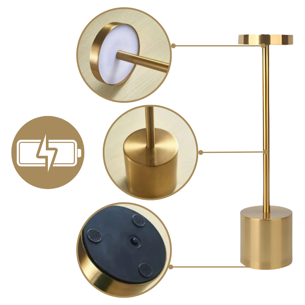 Lampe de table rechargeable sans fil
 - Ozerty