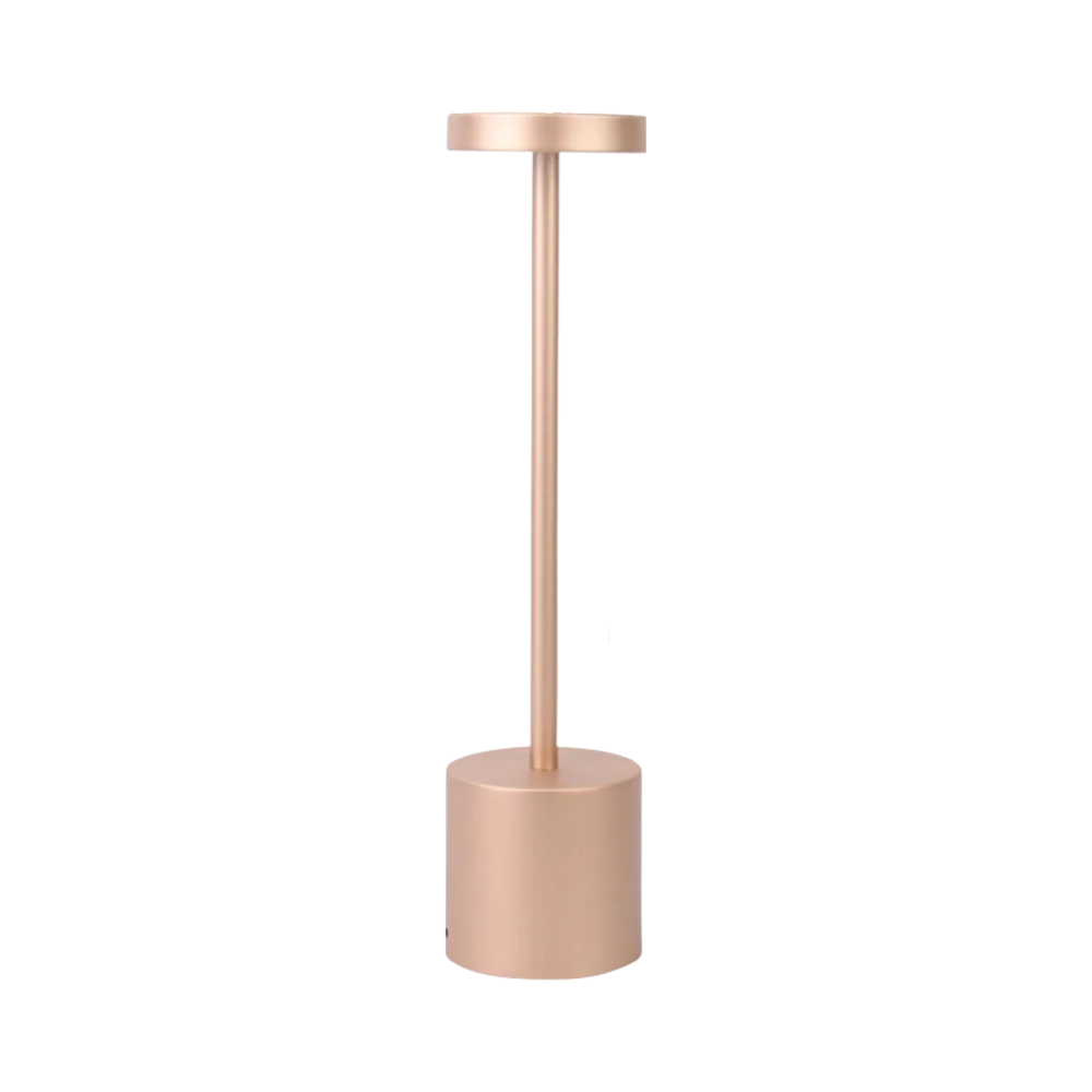 Lampe de table rechargeable sans fil
 -Or rose - Ozerty