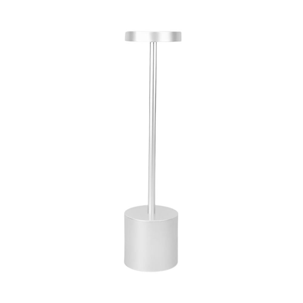 Lampe de table rechargeable sans fil
 -Argent - Ozerty