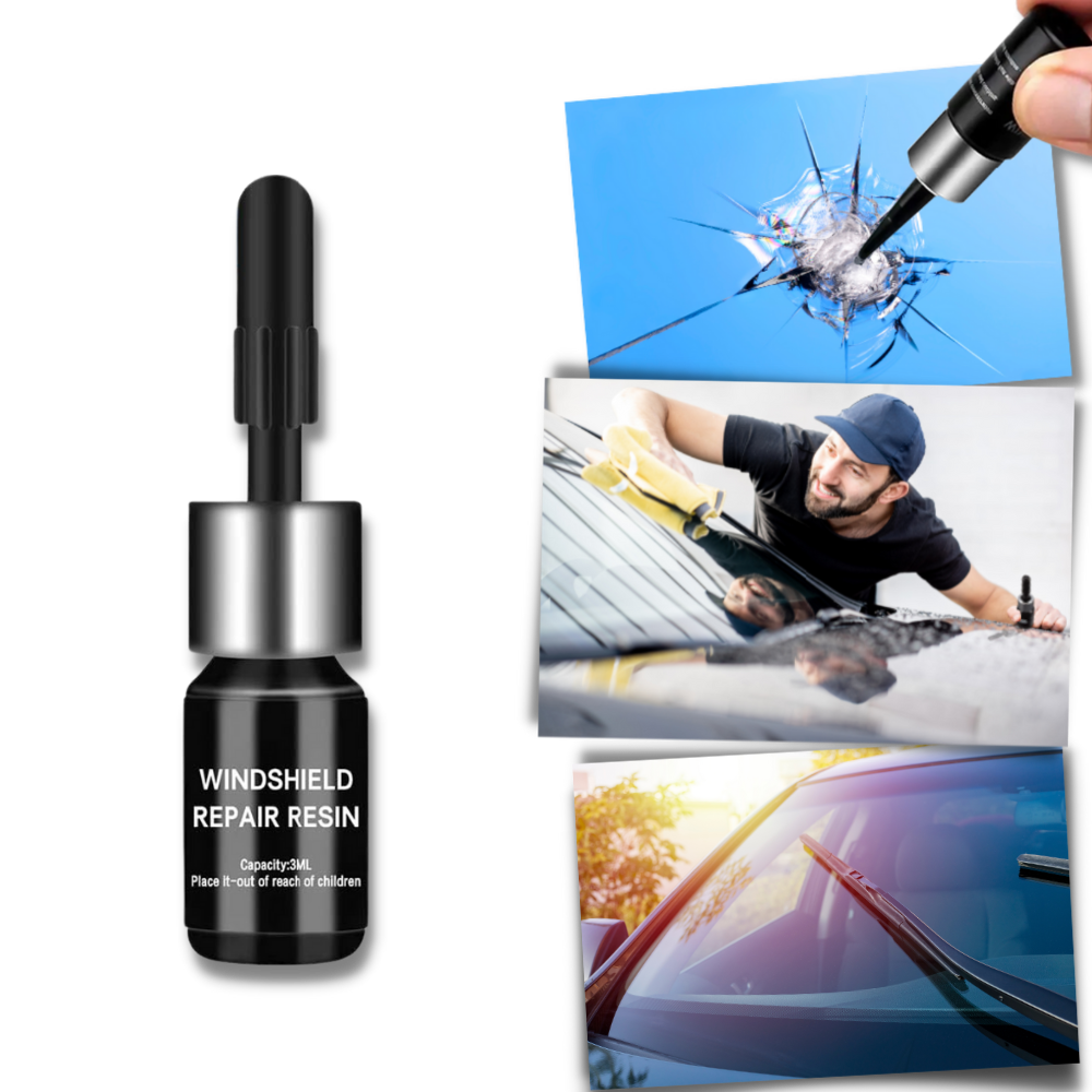 Kit fluide de réparation de vitres fissurées - Ozerty, Kit de réparation du verre du pare-brise - Ozerty