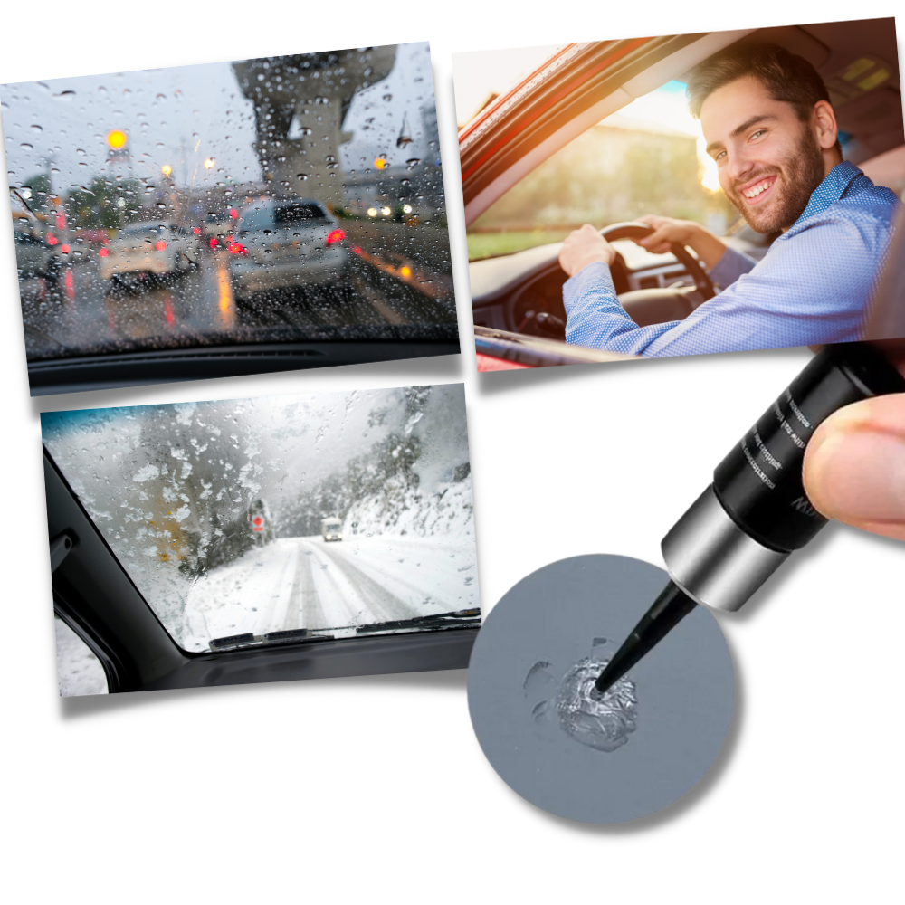 Kit fluide de réparation de vitres fissurées - Ozerty, Kit de réparation du verre du pare-brise - Ozerty