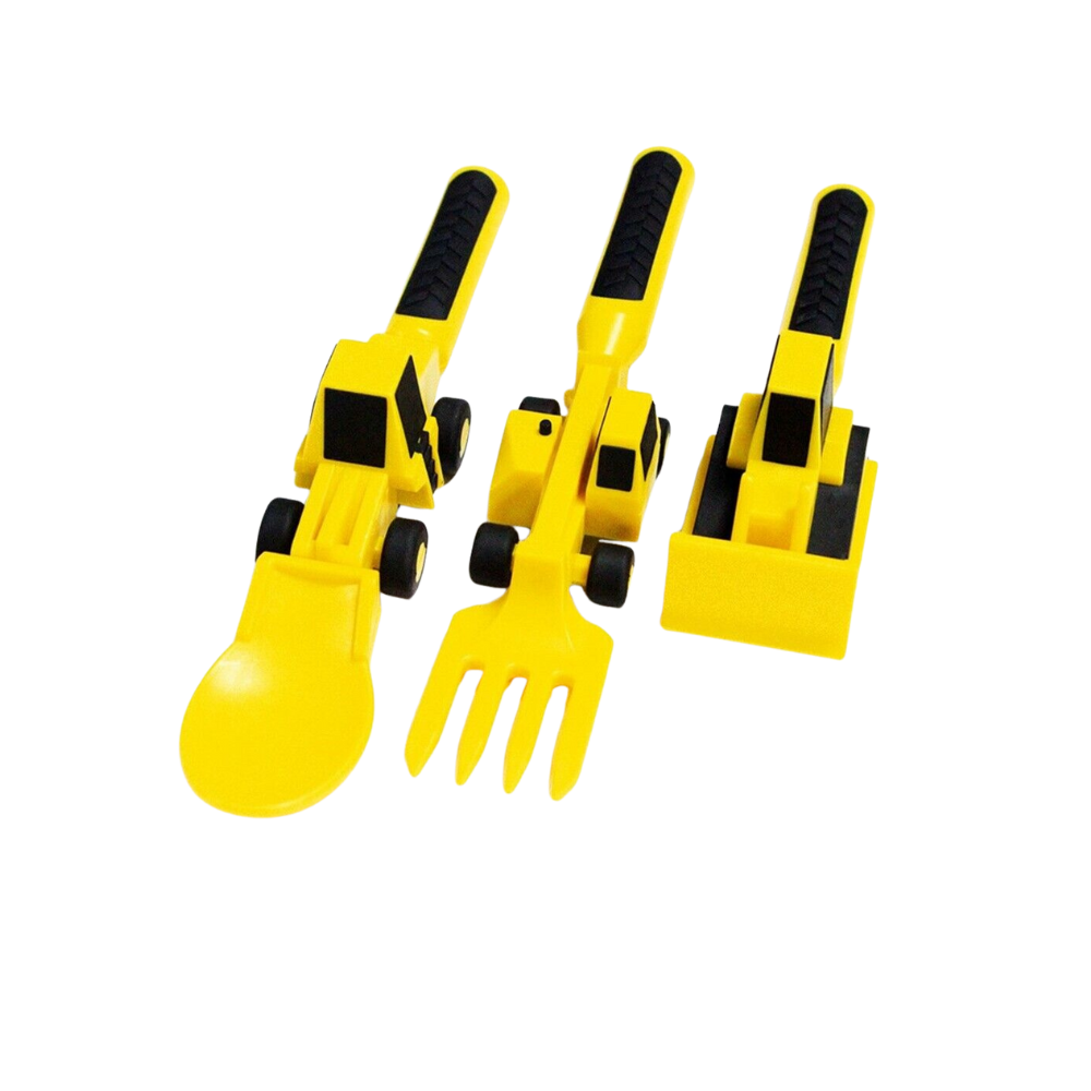 Ensemble d'assiettes et couverts Créatifs  -Jeu de fourches - Ozerty