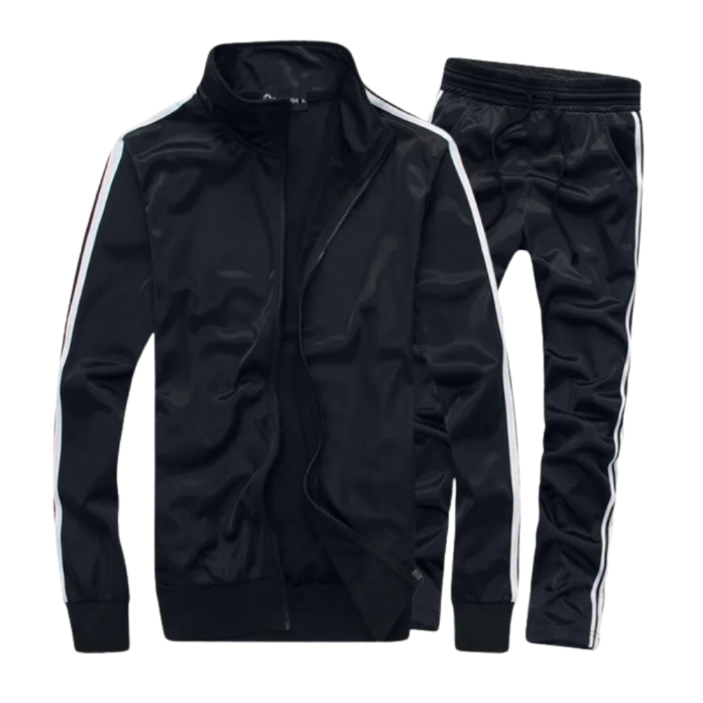 Survêtement de sport pour hommes -Noir/MNoir/LNoir/XLNoir/XXLNoir/3XLNoir/4XLNoir/5XL - Ozerty