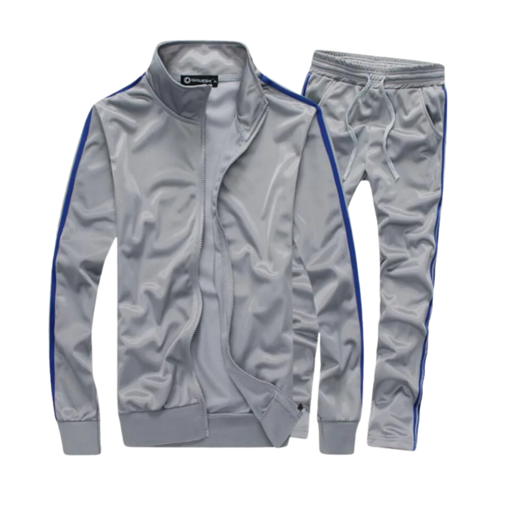 Survêtement de sport pour hommes -Gris/MGris/LGris/XLGris/XXLGris/3XLGris/4XLGris/5XL - Ozerty