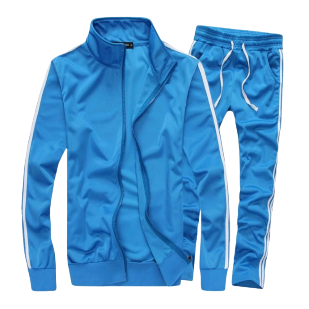 Survêtement de sport pour hommes -Bleu ciel/MBleu ciel/LBleu ciel/XL - Ozerty