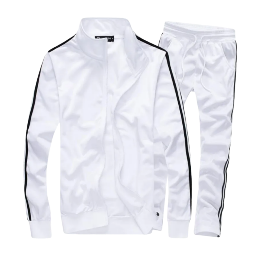 Survêtement de sport pour hommes -Blanc/MBlanc/LBlanc/XLBlanc/XXLBlanc/3XLBlanc/4XLBlanc/5XL - Ozerty