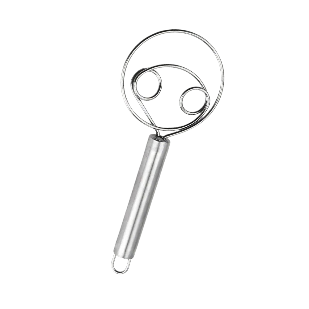 Fouet à pâte danois en acier inoxydable sans effort - Ozerty