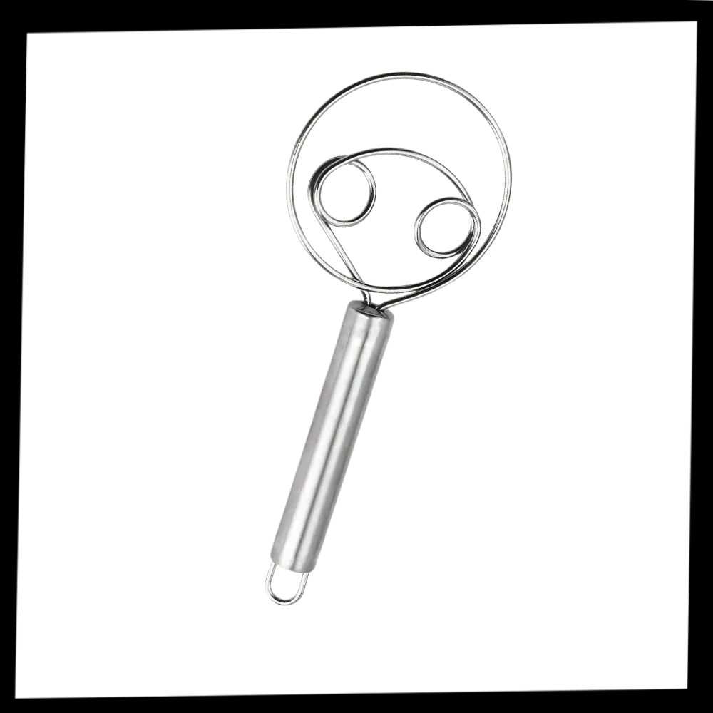 Fouet à pâte danois en acier inoxydable sans effort - Ozerty