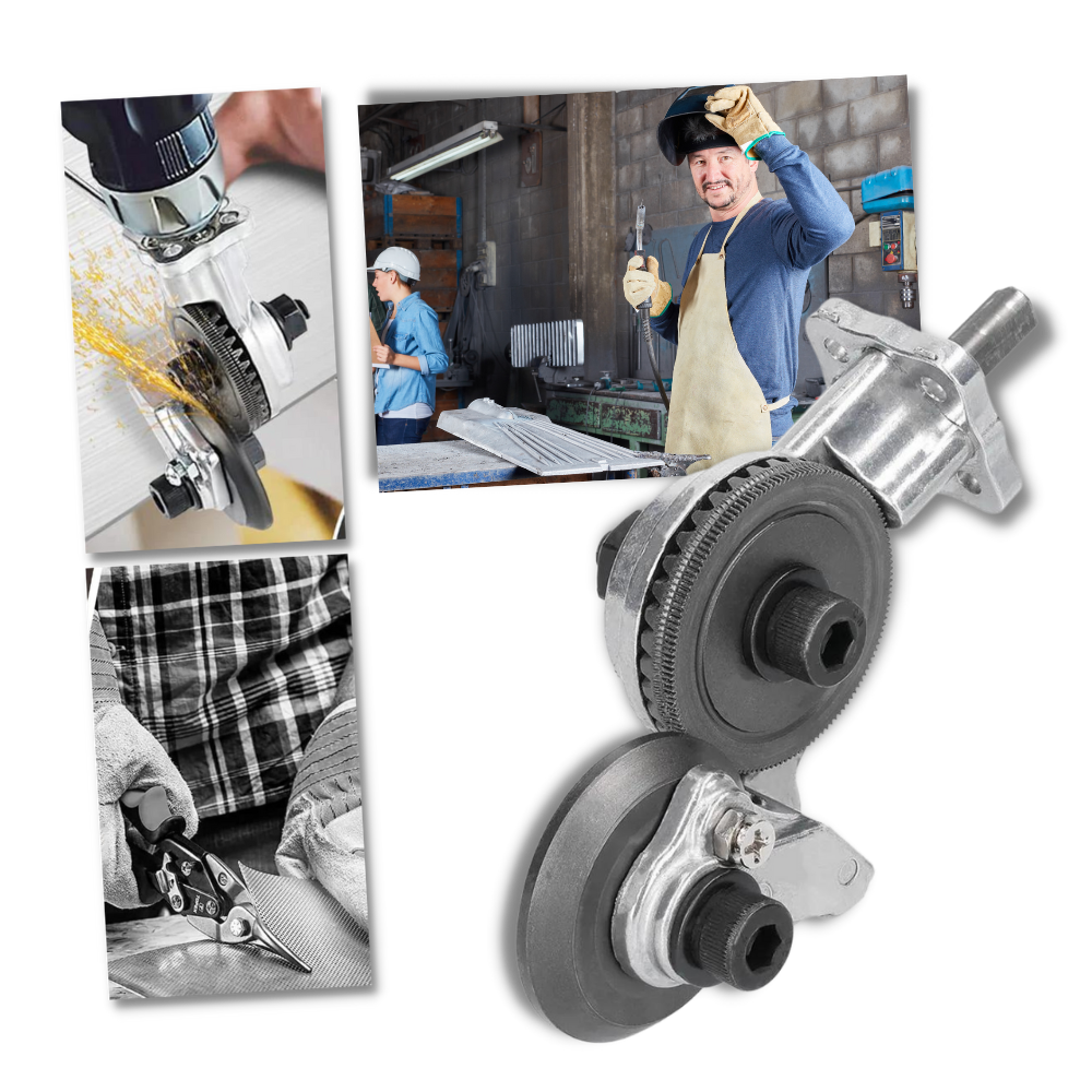 Set de coupe-plaques pour perceuse électrique
 - Ozerty