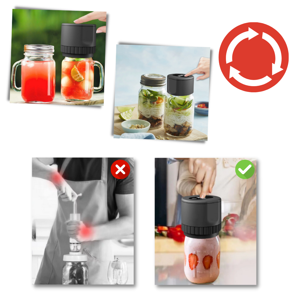 Scelleur sous vide électrique pour bocaux
- Ozerty