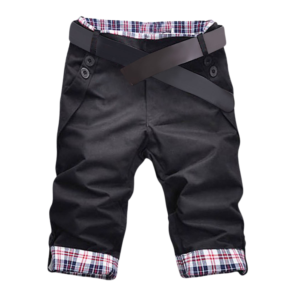 Short Cargo élégant pour hommes -Noir/MNoir/LNoir/XLNoir/XXLNoir/3XL - Ozerty