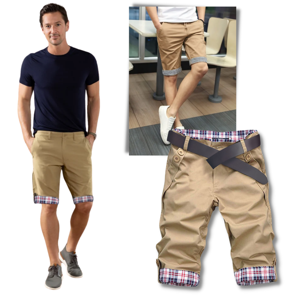 Short à Carreaux Dickies Homme Blanc Taille 38 - état Correct Occasion