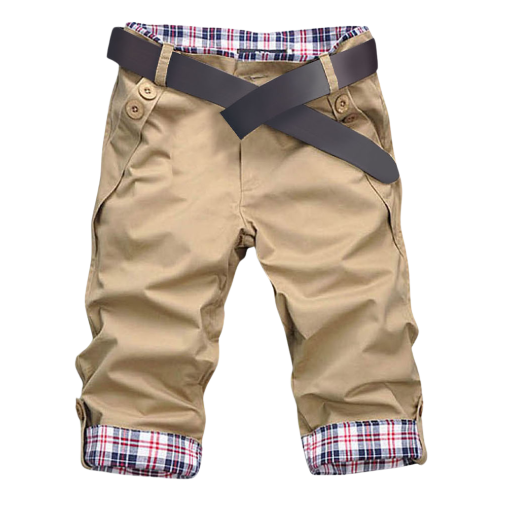 Short Cargo élégant pour hommes -Kaki/MKaki/LKaki/XLKaki/XXLKaki/3XL - Ozerty