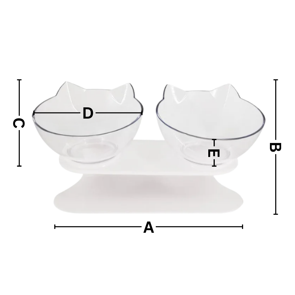 Bol confort surélevé pour chats - Ozerty