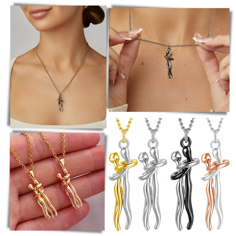 Collier de couple Câlin - Ozerty