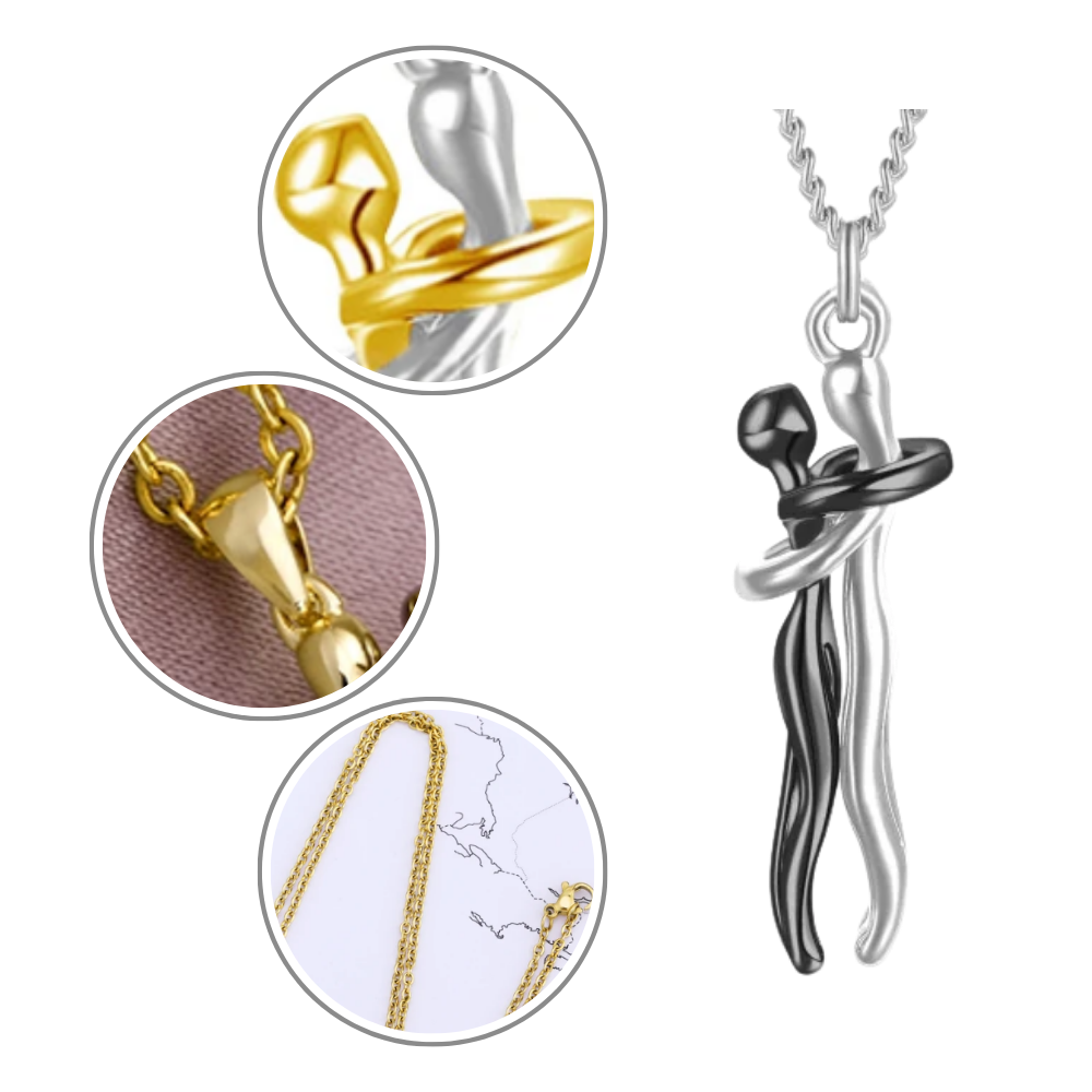 Collier de couple Câlin - Ozerty