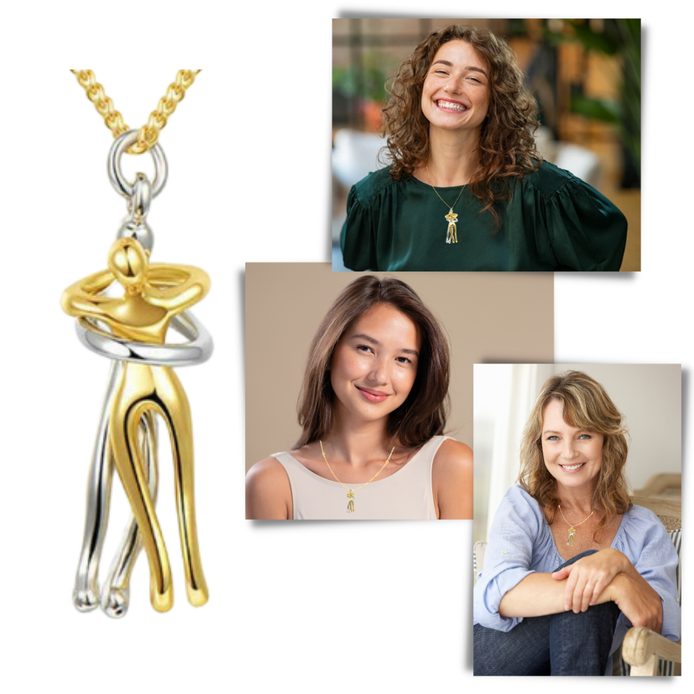 Collier de couple Câlin - Ozerty