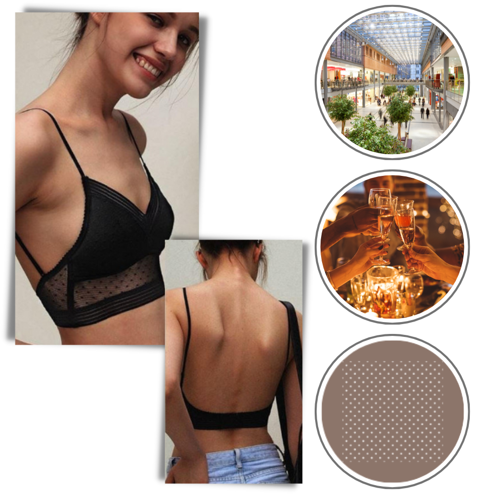 Soutien-gorge invisible en dentelle pour un style homogène - Ozerty