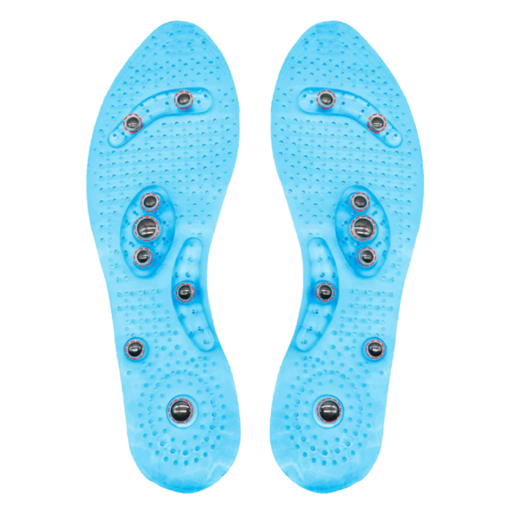 Magnetic massage insoles
