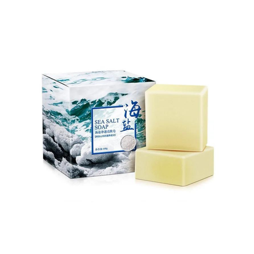 Savon anti acnéique au sel de mer naturel - Ozerty