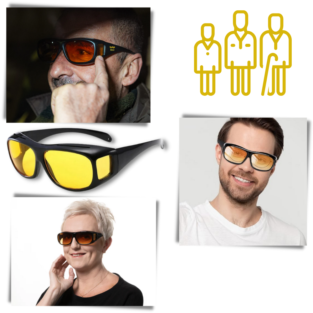 Lunettes de clarté pour la conduite de nuit
- Ozerty