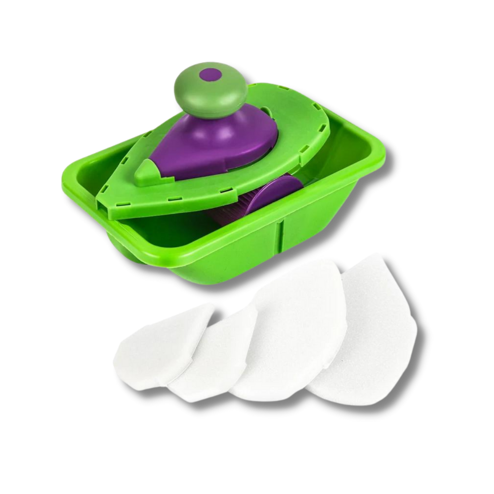 Set de rouleaux et éponge de peinture - Ozerty