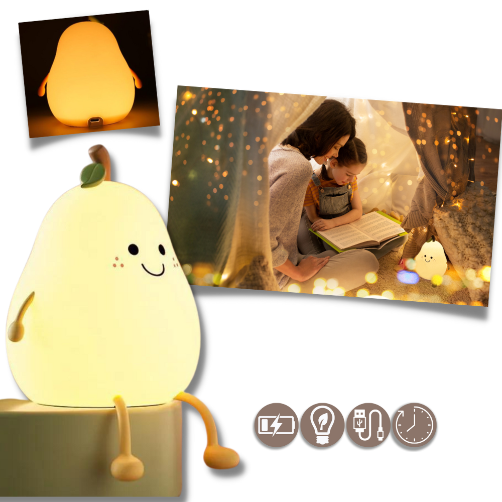 Lampe LED USB en forme de poire - Ozerty
