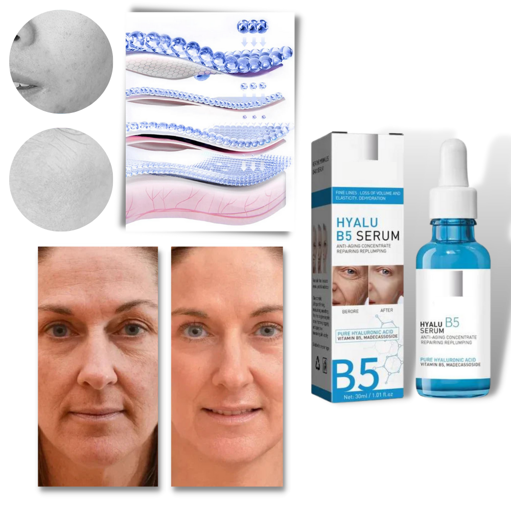 Sérum rajeunissant à l'acide hyaluronique Hyalu B5 - Ozerty