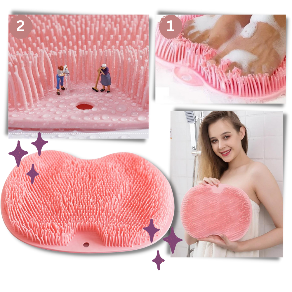 Brosse de douche relaxante pour le dos et les pieds
- Ozerty