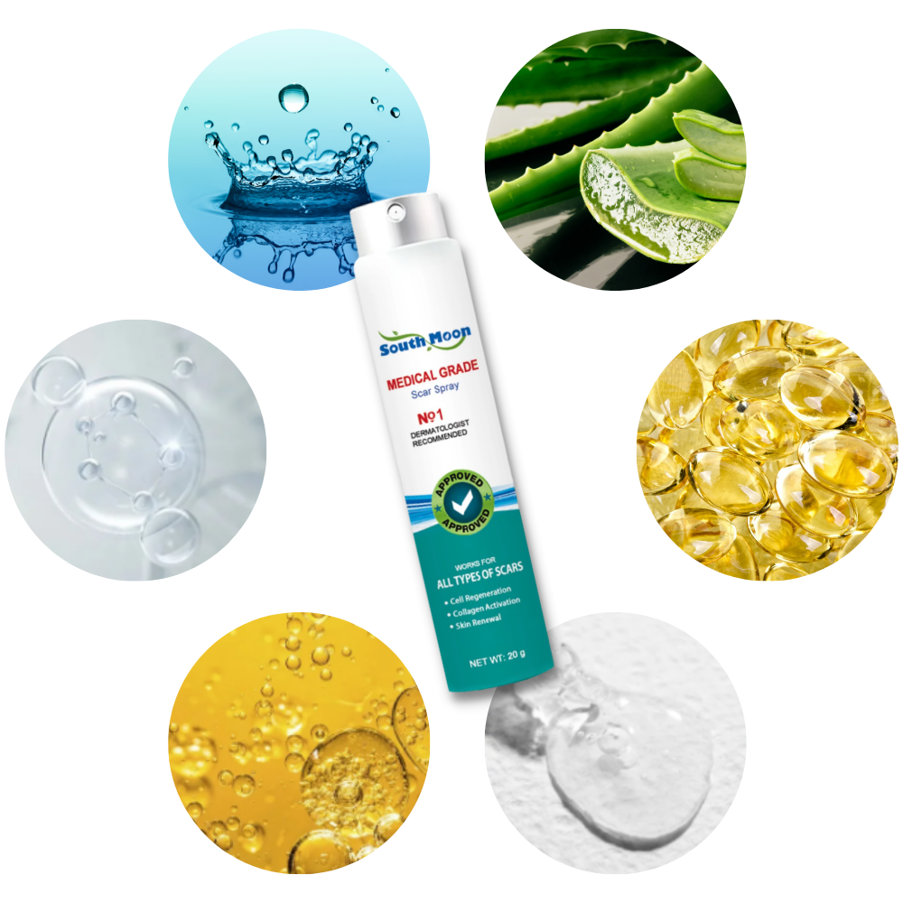 Spray thérapeutique pour l'élimination des cicatrices - Ozerty