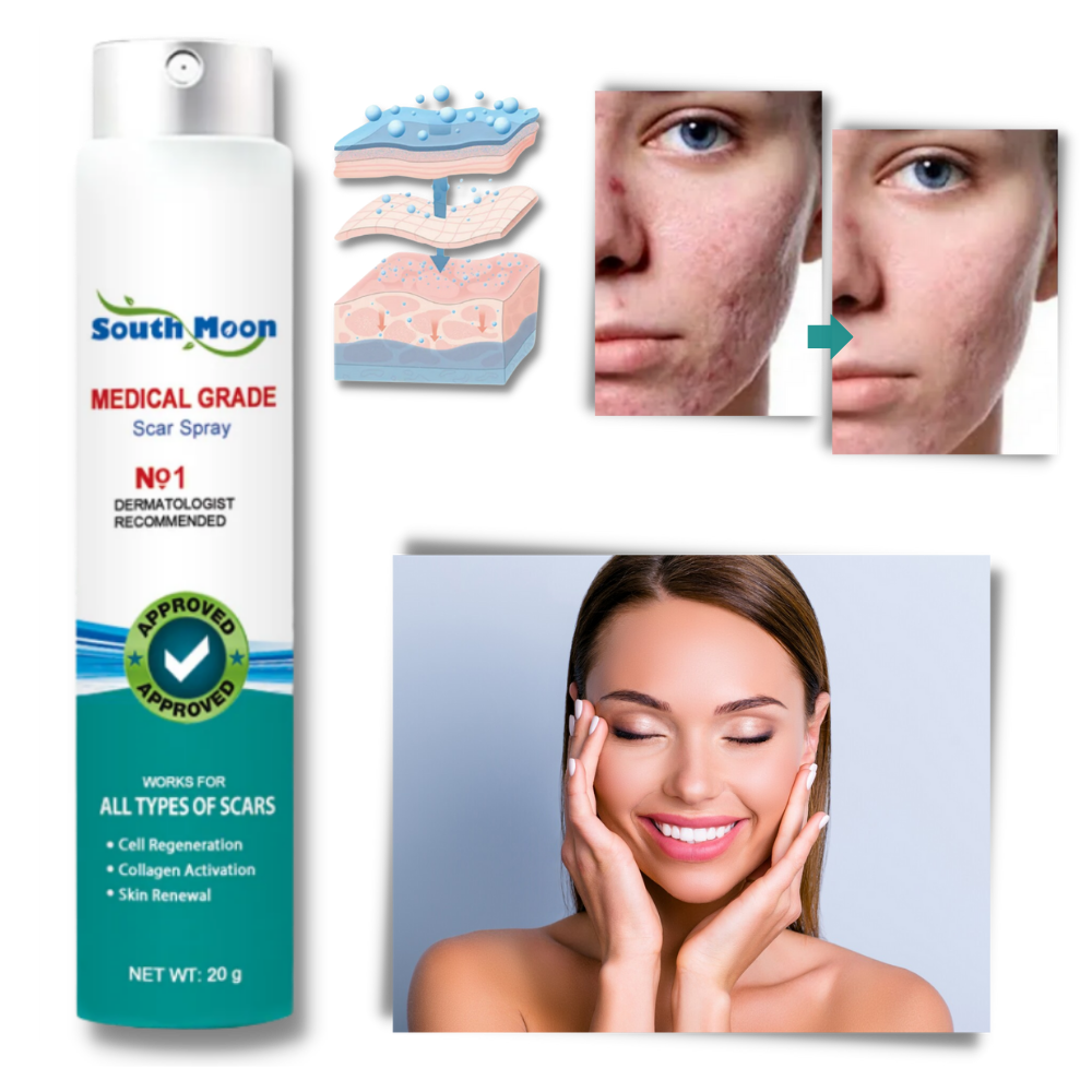 Spray thérapeutique pour l'élimination des cicatrices - Ozerty