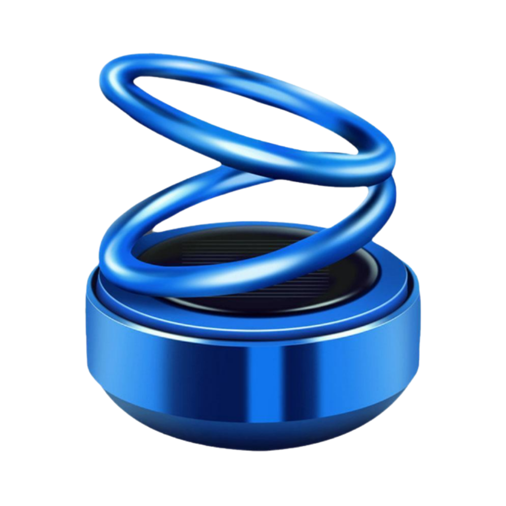 Chauffe-voiture et dégivreur de pare-brise à énergie solaire -Bleu - Ozerty