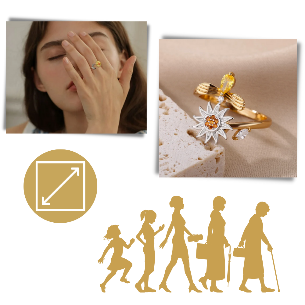 Bague tournesol tournante
- Ozerty