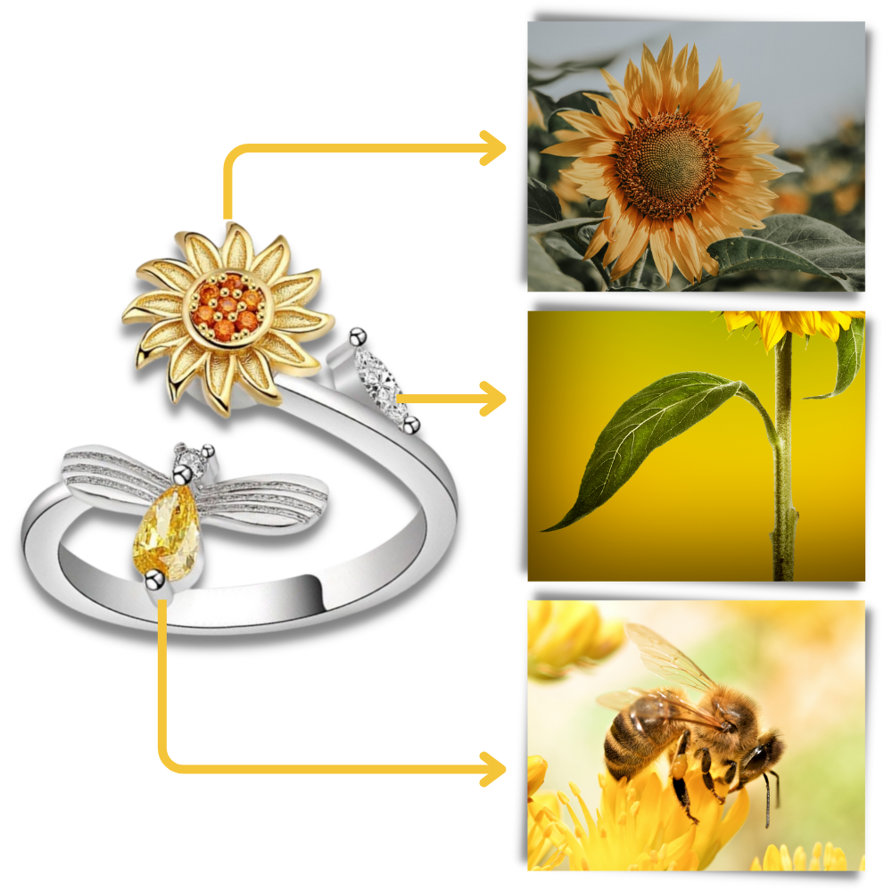 Bague tournesol tournante
- Ozerty