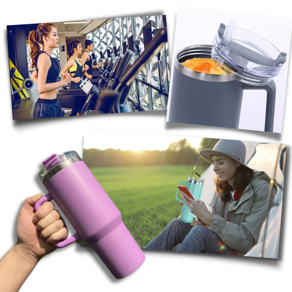 Mug Grande Capacité pour voiture avec Poignée - Ozerty