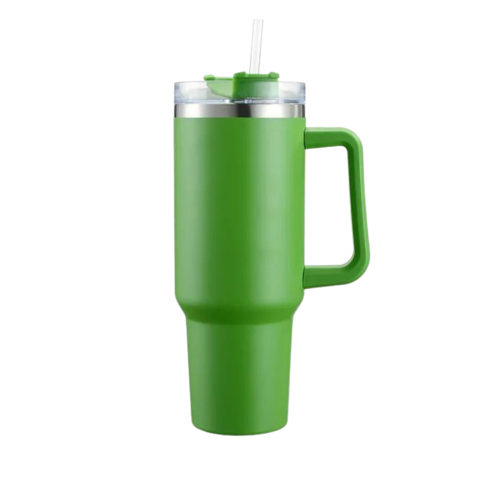 Mug Grande Capacité pour voiture avec Poignée -Vert prairie - Ozerty