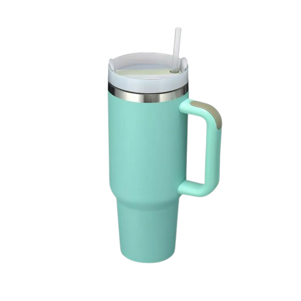 Mug Grande Capacité pour voiture avec Poignée -Aqua - Ozerty
