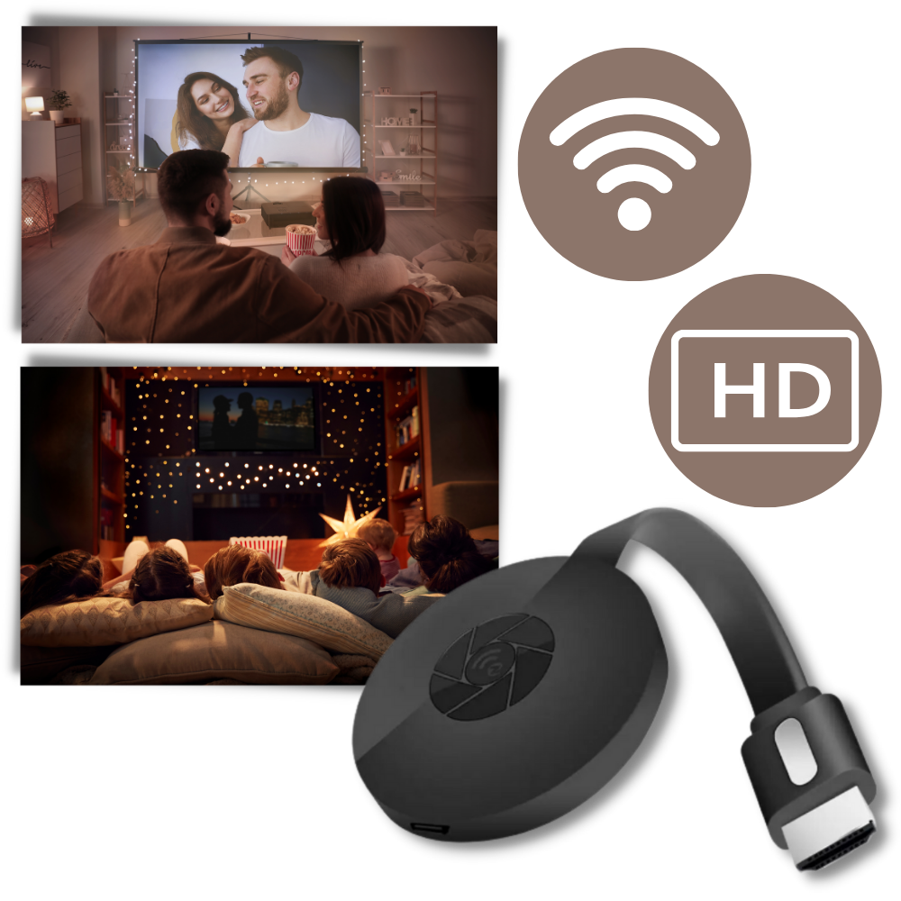 Connecteur TV- HDMI pour la projection d'écran de téléphone - Ozerty