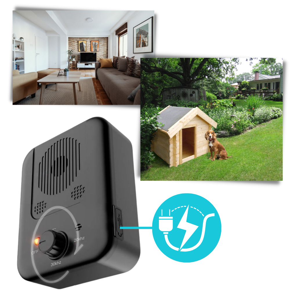 Appareil Ultrasonique Anti-aboiement - Ozerty