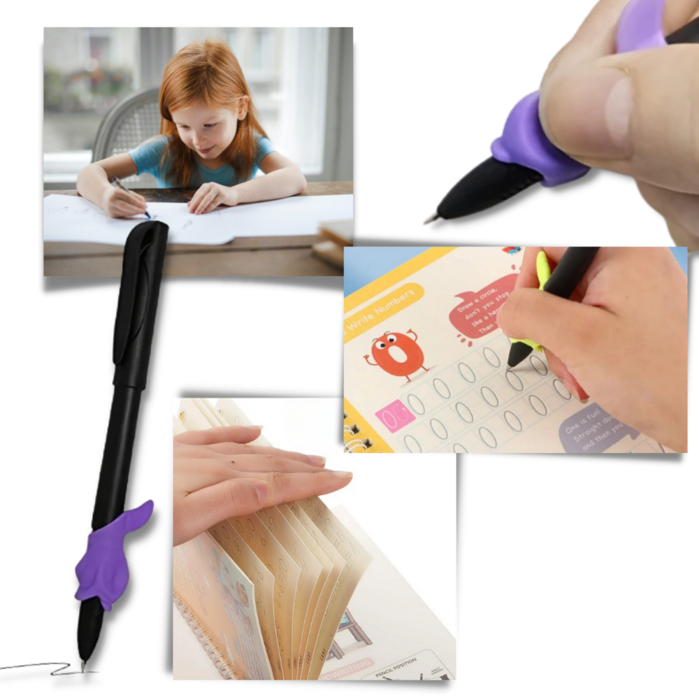 Cahier d'écriture effaçable à rainures - Ozerty