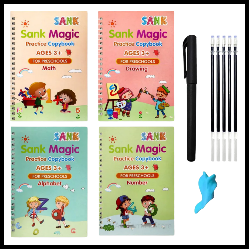 Cahier d'écriture effaçable à rainures - Ozerty