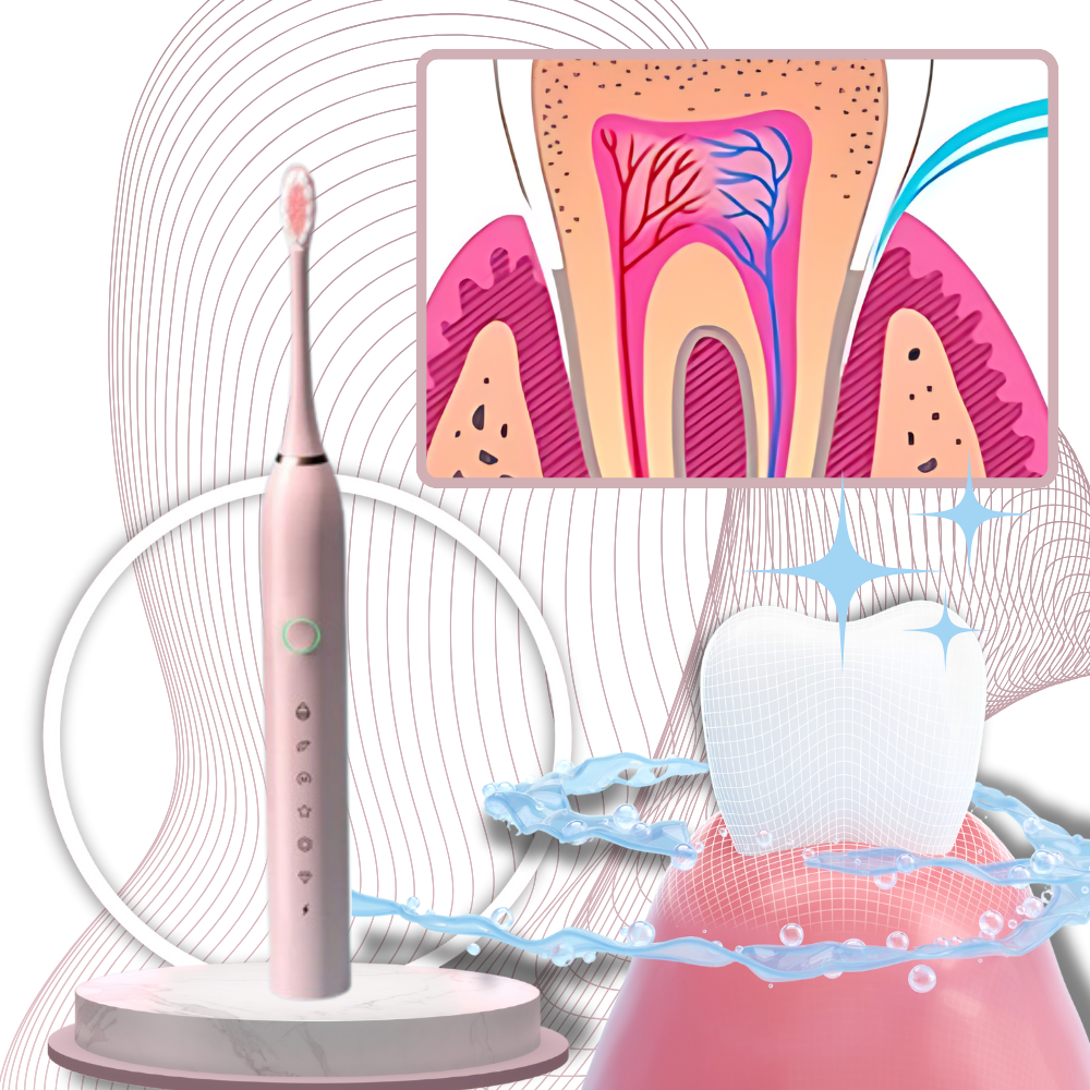 Brosse à dents électrique à vibration sonique - Ozerty