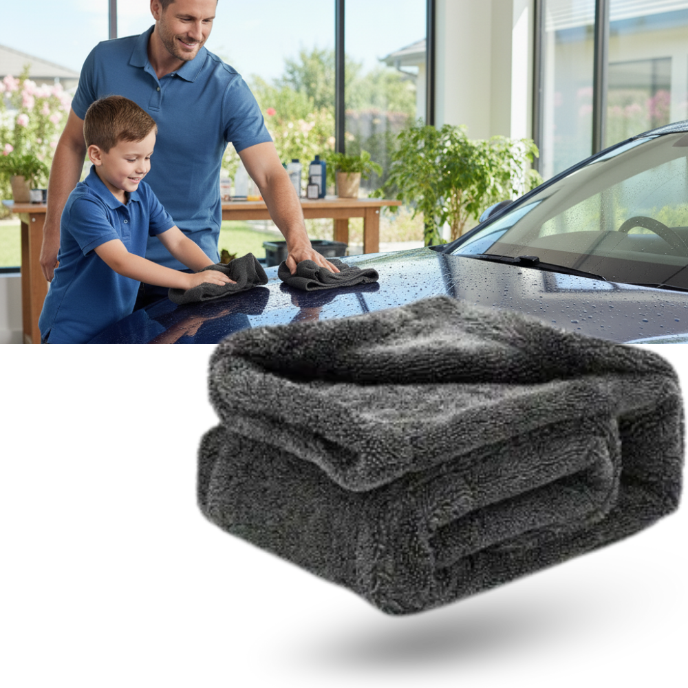 Serviette microfibre absorbante pour vitres - Ozerty
