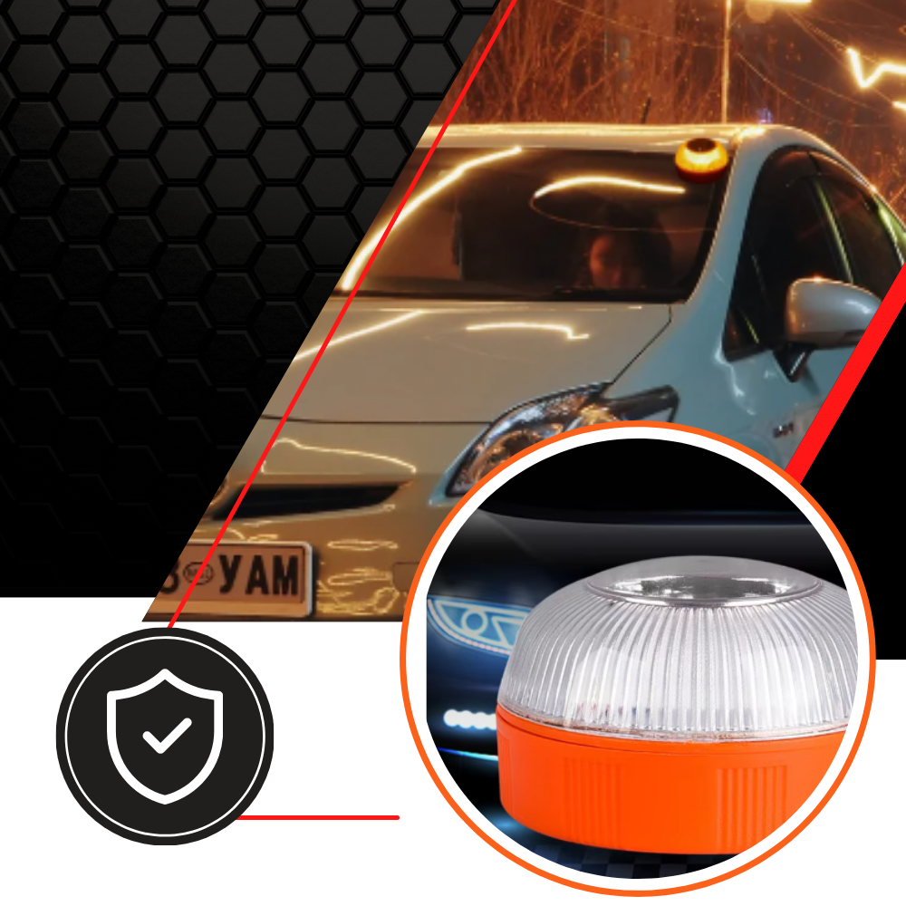 Lampe de secours stroboscopique à LED accréditée pour voiture - Ozerty