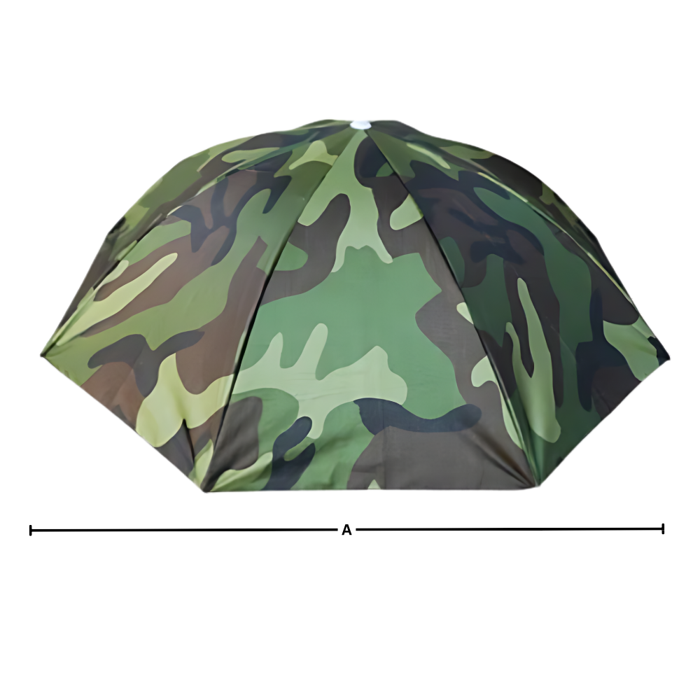 Chapeau parapluie ajustable mains libres - Ozerty