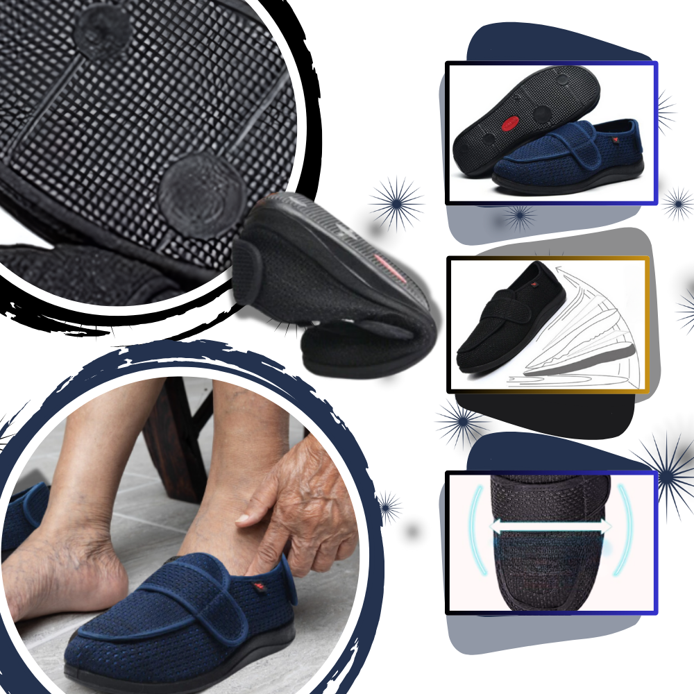 Chaussures orthopédiques ajustables pour pieds diabétiques

 - Ozerty