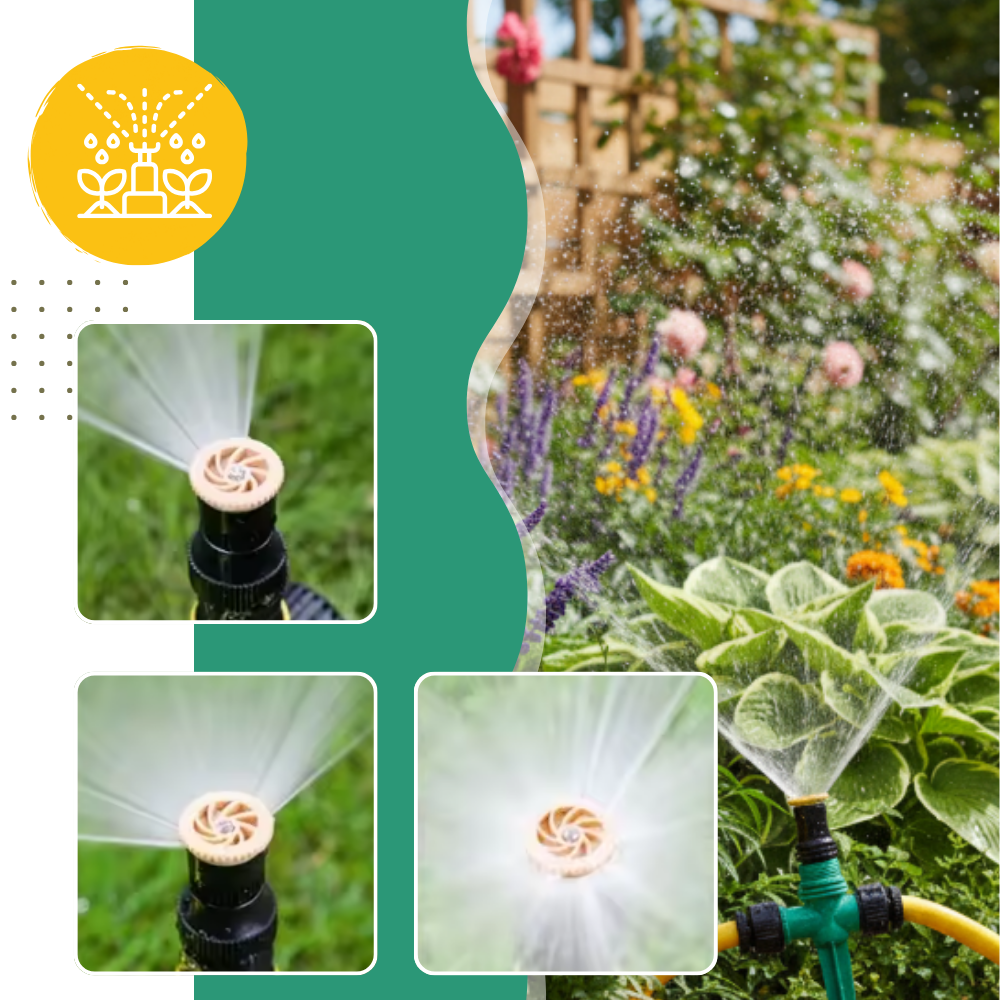 Arroseur rotatif réglable pour pelouse - Ozerty