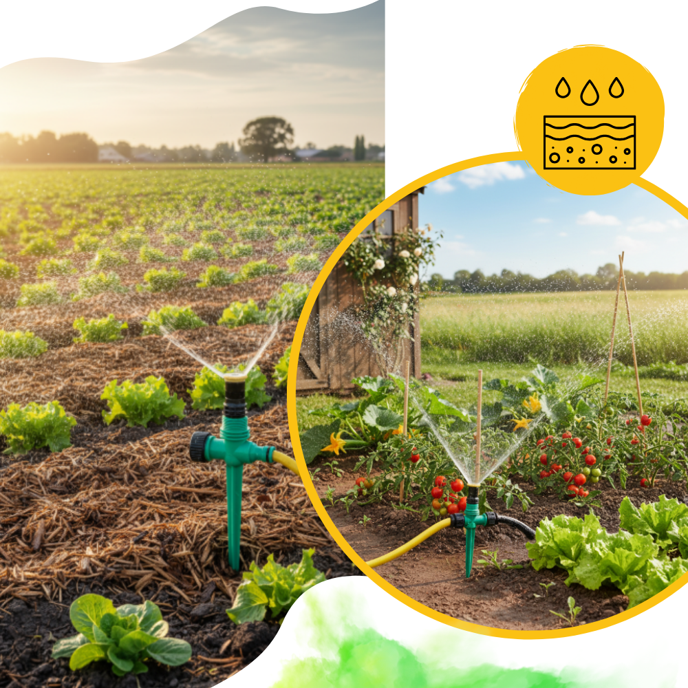 Arroseur rotatif réglable pour pelouse - Ozerty