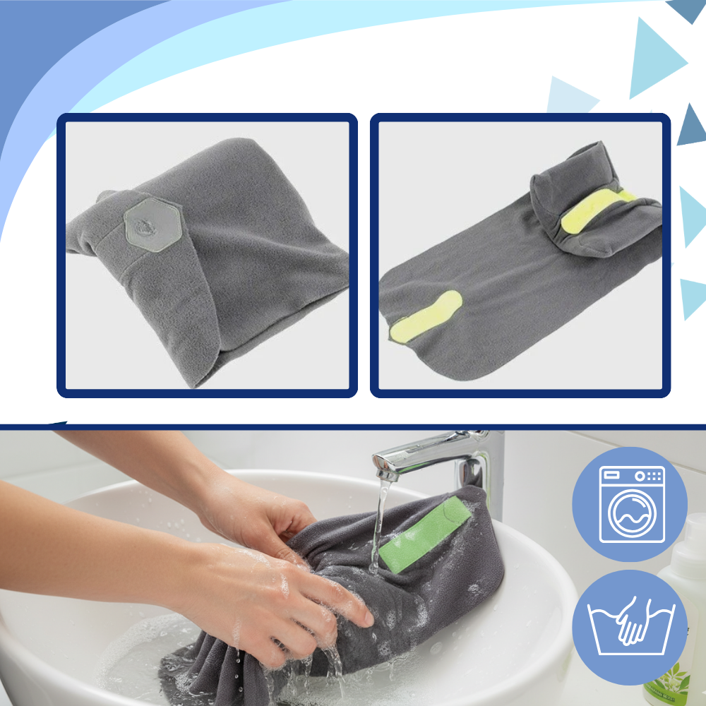 Oreiller de voyage réglable pour soutien cervical  - Ozerty