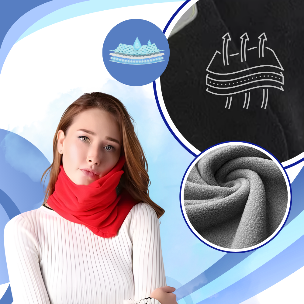 Oreiller de voyage réglable pour soutien cervical  - Ozerty